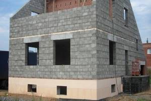 Дом из керамзитобетона как утеплить снаружи бетон пособия